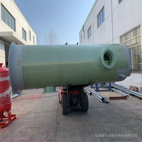 日處理180m3/d污水泵站 谷瀑環(huán)保玻璃鋼生物除臭箱一體化提升系統(tǒng)詳情